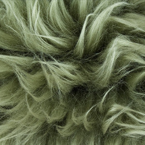 Long Wool Pillow, Moss 20" x 20" - Auskin