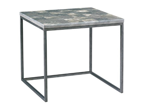 Nolan Side Table, Grey Stone - Modern Living by Lillian August