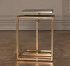 C Nesting Tables, S/2 in Brass by Global Views