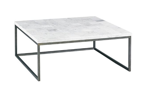 Nolan Cocktail Bunching Table, Small White Stone - Modern Living by Lillian August