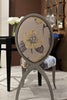 Gray and Yellow Charlotte Side Chair - DesignMaster Furniture