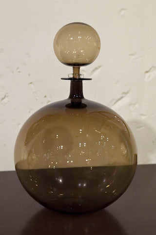 Low Round Large Decanter, Topaz - Joe Cariati