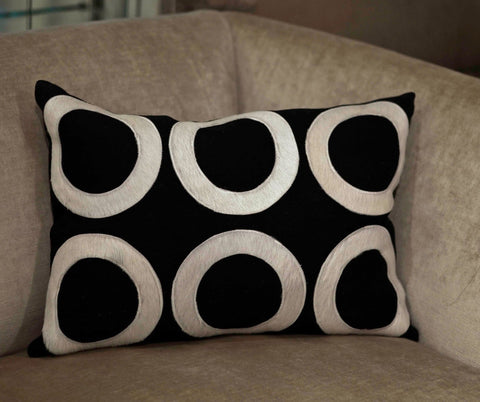 Chelsea Black/White 12x20 Pillow - V Rugs and Home
