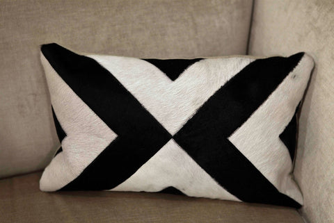 Modern Black/White 12x20 Pillow - V Rugs and Home