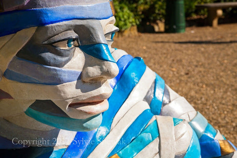Boboli Wrapped Statue, View No. 1 Aluminum - Florence, Italy - Sylvie Rose Spewak