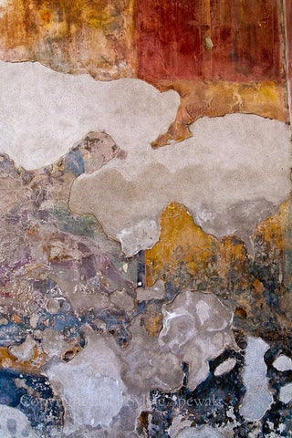Faded Wall No. 2 Aluminum- Florence, Italy - Sylvie Rose Spewak
