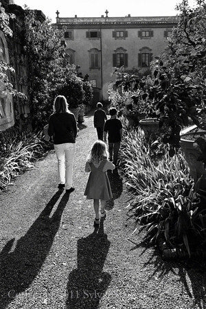 Shadows at Natalia Framed - Florence, Italy