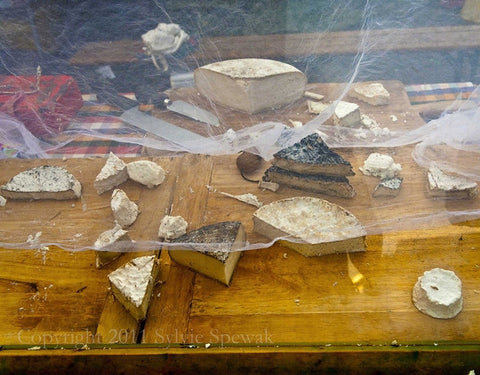 Cheese Board Under Net Framed - Florence, Italy