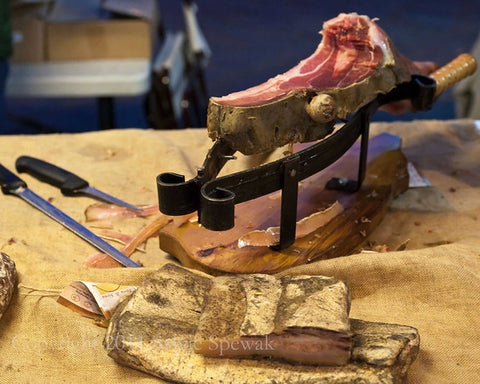Slicing Ham Framed - Florence, Italy
