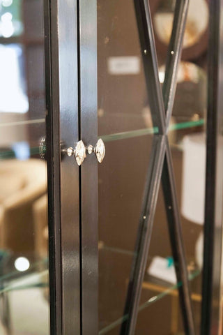 Barbara Barry Glass Front Cabinet- Baker Furniture