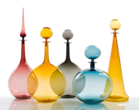 Decanter Flat Flask, Apricot  - Joe Cariati