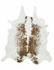 Brown/ White Salt & Pepper Hide Rug - Saddleman's of Santa Fe