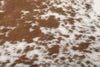 Brown/ White Salt & Pepper Hide Rug - Saddleman's of Santa Fe