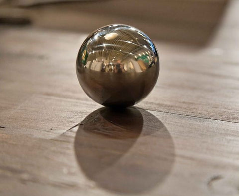 Stainless Steel Floating Sphere - Gold Leaf Design Group
