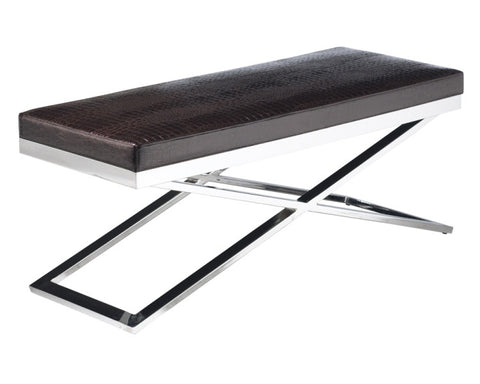 Crawford X-base Bench - Sunpan Modern Home