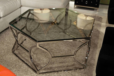 Argent Metal Cocktail Table - Bernhardt Interiors