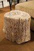 Petrified Wood Side Table - Bernhardt