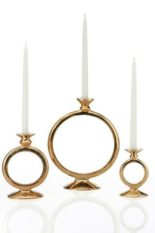 O Candleholder Large Gold - Nima Oberoi-Lunares