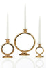 O Candleholder Small Gold - Nima Oberoi-Lunares