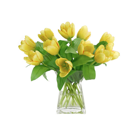 Tulip Yellow Grass Square Tower - NDI