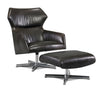 Sebastian Leather Swivel Chair - Precedent