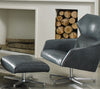 Sebastian Leather Swivel Chair - Precedent