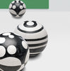 Dali Stone Inlay Sphere - Gold Leaf Design