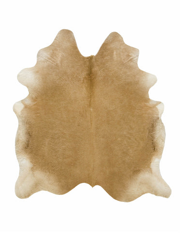Solid Beige Long Hair Rug, Medium - Saddleman's of Sante Fe