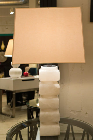 Square Chunky Stacked Table Lamp - Visual Comfort & Co