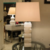 Square Chunky Stacked Table Lamp - Visual Comfort & Co