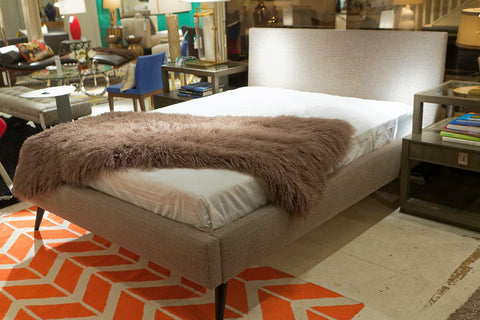 Lawrence Queen Bed, Vibe Smoke - Precedent Furniture