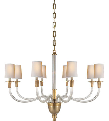 Vivian One-Tier Brass Chandelier - Visual Comfort