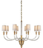 Vivian One-Tier Brass Chandelier - Visual Comfort