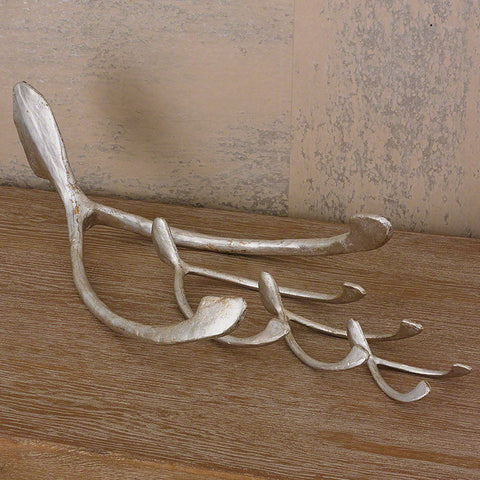 Wish Paperweight, Silver Leaf, Small - Global Views