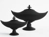 Palladian Beaded Urn-Matte Black - Global Views