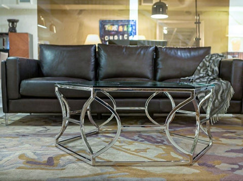 Argent Metal Cocktail Table - Bernhardt Interiors