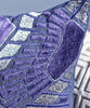 Navy Linen/Navy Velvet/Silver Applique - Callisto Home
