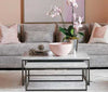 Nolan Cocktail Bunching Table, Big White Stone - Modern Living by Lillian August
