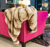 Truffle Chinchilla Couture Collection Fur Throws - Fabulous Furs