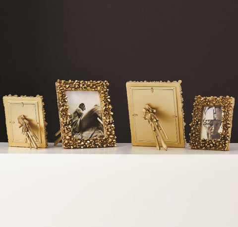 Facet Cluster Frame, Brass - Global Views