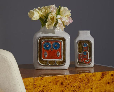 Glass Menagerie Owl Vase - Jonathan Adler