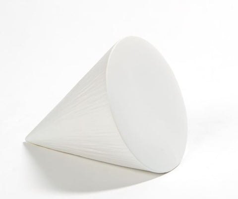 Grenelle Cone, Matte White - Global Views
