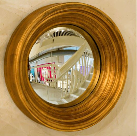 Silas Medium Gold Mirror - Howard Elliott