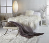 Ivory Tibetan Sheep Throw - Auskin