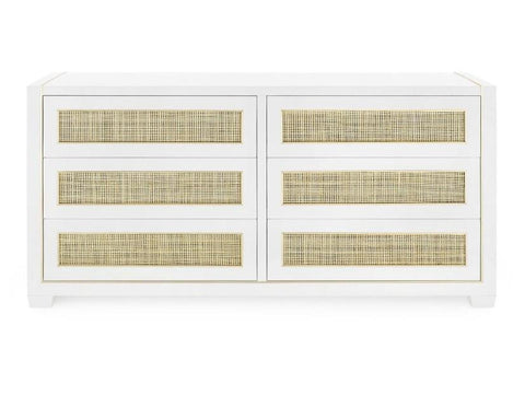 Karen Extra Large 6-Drawer Cabinet, White - Bungalow 5
