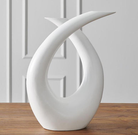 Loop Sculpture, Matte White - Global Views