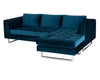 Matthew Sectional Sofa - Midnight Blue