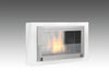 Montreal - Gloss White and Stainless Steel - Eco Feu
