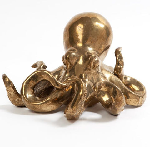 Octopus, Matte Gold - Global Views