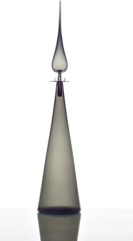 Straight Cone Petite Decanter, Gray - Joe Cariati